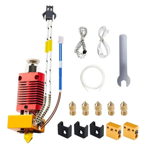 5Aplusreprap Ender 3 pro Hotend Upgrade Compatible for Creality Ender-5 - color: Red Set D