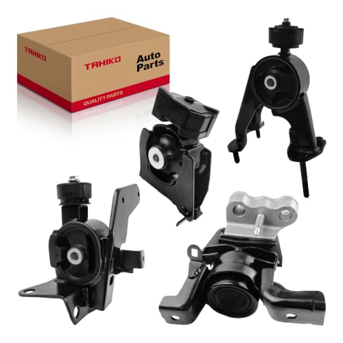 4PCS Engine Motor Mount Compatible with 2009-2013 Corolla 1.8L and 2009-2013 Matrix 1.8L with Auto Transmission and 2009-2010 Pontiac Vibe 1.8L FWD, Replace OE A62015 A62039 A62027 A62023 - size: 2009-2013 Corolla 1.8L,Matrix 1.8L