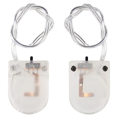 10pcs CR2032 Battery Holder Coin Cell Battery Holders 1x CR2032 Battery Holder Battery Storage Boxes Cover with On ON-Off Switch Socket Container Transparent - size: Transparent-10pcs