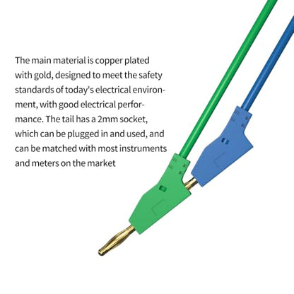 2mm Mini Banana Plug Test Lead Jumper Wire, 5pcs - style: B