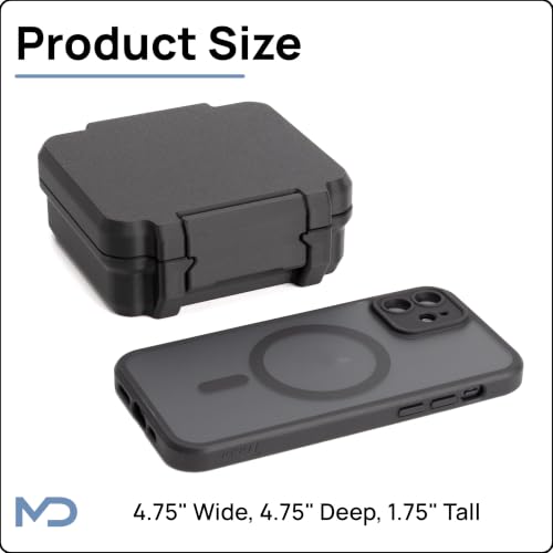 Peptide Case, 20 Slots for 3ml Vials, Rugged Snap-Lock Hard Shell
