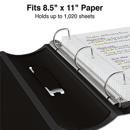 Staples Better 4-Inch D-Ring View Binder, Black, Reinforced Spine - color: Black, size: 4-Inch