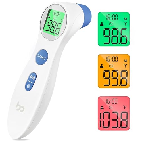 Forehead Thermometer for Adults and Kids, Digital Baby Thermometer - color: White