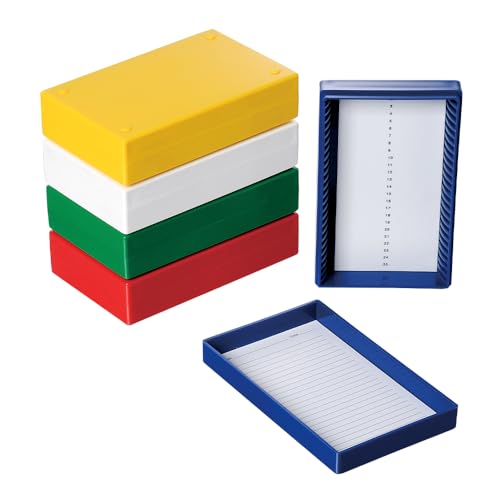 Microscope Slide Box, 25-Place, Foam Liner, Pack of 5 - size: Foam Lining