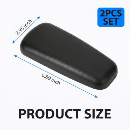 2 PCS Car Armrest Cushion, Elastic Elbow Rest Pad for Car Door Console, Soft Leg Support Pillow for Driving Comfort, Universal for Most Trucks Sedans and Vehicles (Black)