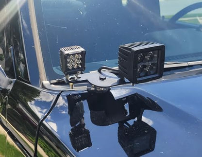 iJDMTOY Dual LED Pod Light Mounting Brackets for Car/Truck/SUV