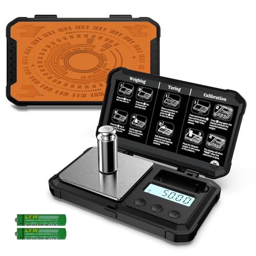 200g/0.01g Digital Gram Scales,High Accuracy with 50g Calibration Weight - color: Black
