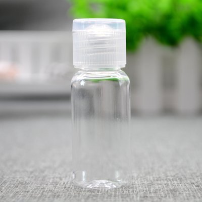 10Pcs 15ml Empty Plastic Sample Bottle with Flip Cap Travel Vial Jar Pot Container