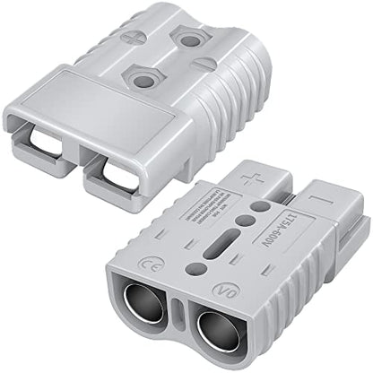 RVBOATPAT 175Amp Battery Quick Connect/Disconnect Connector,12V Wire Harness Plug Connector Kit,2 to 4 Gauge Quick Disconnect Battery Terminal for Car Winch Trailer - 2 Pack - size: 175A