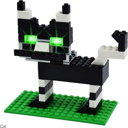 E-Blox Power Blox Builder - Plus Kit 3D LED Light-Up Building Blocks Toys Set for Kids Ages 8+