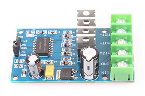 NOYITO 170W High-power H-bridge Motor Drive Module 2-Channel PWM Inputs 0-100% Duty Cycle with Instantaneous Braking Capability Forward Reverse Support 3.3V 5V Logic input Analog input MCU IO Port