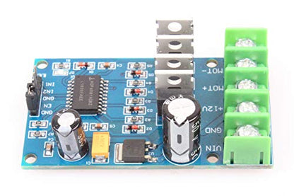 NOYITO 170W High-power H-bridge Motor Drive Module 2-Channel PWM Inputs 0-100% Duty Cycle with Instantaneous Braking Capability Forward Reverse Support 3.3V 5V Logic input Analog input MCU IO Port