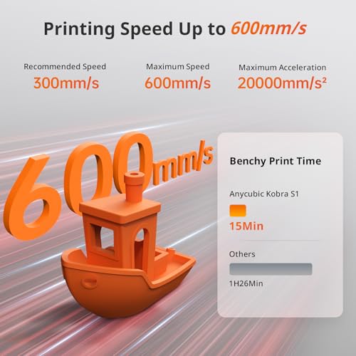 Anycubic Kobra S1 3D Printer Only, Support Multicolor Printing Need ACE Pro - size: Anycubic Kobra S1