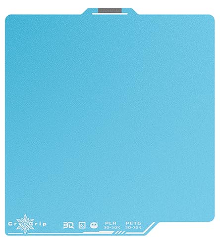 BIQU CryoGrip Pro Frostbite for Bambu-Lab P1S/P1P/P2S/X1C/X1E/X2D/A1 257x257mm Cold Build Plate Room Temperature Print Double Sided Upgrade Plate Removable Surface Platform - color: Frostbite-Original, size: P1/P2/X1/A1/X2D