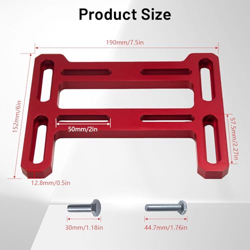Motor Engine Mounting Plate Light Weight for Predator 212cc Engine - size: Red, style: Lightweight