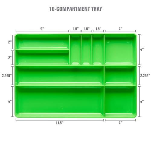 OEMTOOLS 22213 Tool Box Organizer Tray for Small Parts, Stackable Design