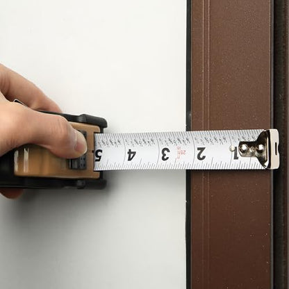 Mr. Pen- Retractable Tape Measure 25 ft, Light Brown, Easy Read - color: Light Brown, size: 1 pcs