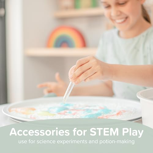 6 x Pastel Pipettes for Children | Sensory Play Droppers for Kids - color: Pastel