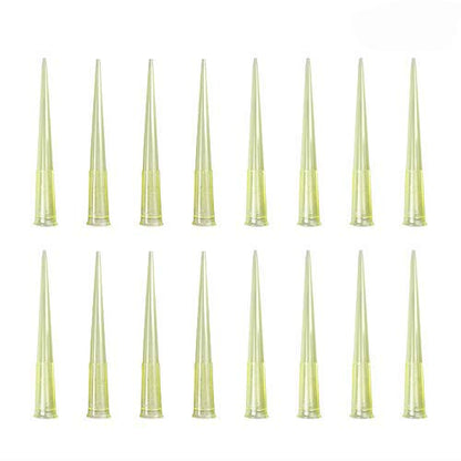 Pipette Tips 200 UL 1000 PCS Clear Yellow Laboratory Universal Plastic Liquid Pipette Pipettor Tips