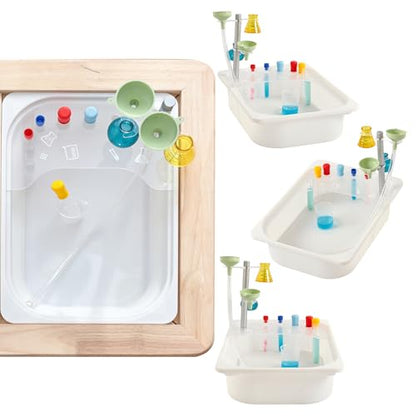 bopoobo Sensory Lab Tray Set Montessori-Inspired Sensory Play The All-in-One Science Station for Curious Toddlers (Chemistry Tools - Tabletop Set)