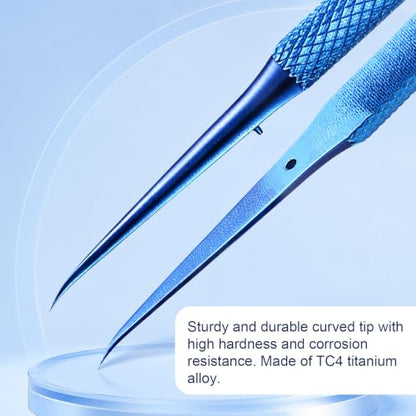 Titanium Tweezers Soldering Tweezers Electronics Tweezer Non-magnetic