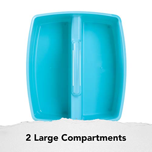 Storex Industries 13" x 11" x 6.375" Large Caddy, Teal - color: Teal, size: 1-Pack, style: Large