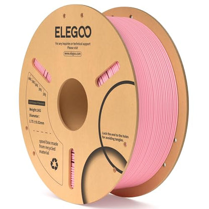 ELEGOO PLA 3D Printer Filament 1.75mm Pink 1KG - color: Pink, size: 1kg
