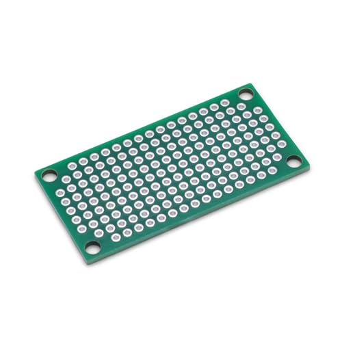 Double Sided LF HASL Perf Board, PCB Board, Electronic Circuit Board for DIY Prototype Circuit, FR4, Plated Through Hole Solder Prototype Board, ST-PERF-1-2 (1" x 2" - 2 Pack) - style: 1" x 2" - 2 Pack