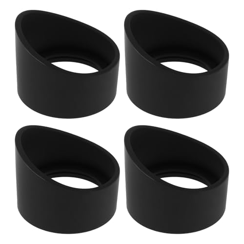 OTOTEC 4PCS Stereo Microscope Eyepiece Cups 28 x 38mm Compatible with 31-33mm Microscope Eyepieces Telescopes and Other Lenses
