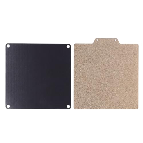 Double Sided Textured PEI Sheet, 120x120mm PEI Spring Steel Sheet Flexible Print Build Plate Removable Surface Platform with Magnetic Bed for Easythreed K7 K9