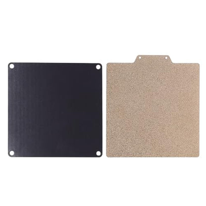 Double Sided Textured PEI Sheet, 120x120mm PEI Spring Steel Sheet Flexible Print Build Plate Removable Surface Platform with Magnetic Bed for Easythreed K7 K9