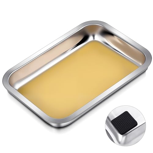 Conelist 1 Set 10.2 x 7.5 Inch Dissection Pan with Wax, Yellow - color: Yellow, size: 10.2 x 7.5 Inch
