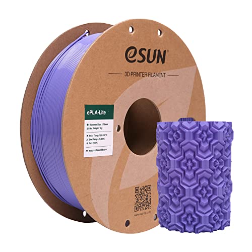 eSUN PLA Filament 1.75mm, High Toughness 3D Printer Filament Upgraded PLA Filament, Dimensional Accuracy +/- 0.03mm, 1KG Cardboard Spool (2.2 LBS) 3D Printing Filament for 3D Printers, Blue Purple - color: Blue Purple, size: PLA 1.75MM - 1KG