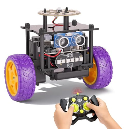 Smart Robot Car Kit, Robotics for Kids Ages 8-12 12-16 - color: Purple