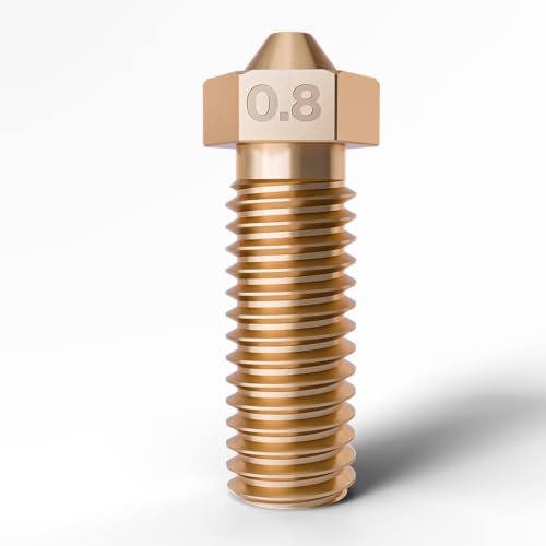 Brass 3D Printing Nozzle Volcano 0.80mm - size: 0.80mm, style: Volcano