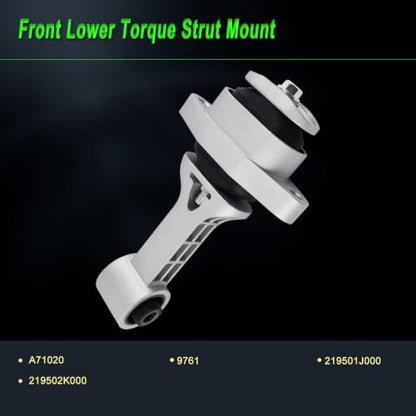 Engine Motor Mount fit Hyundai Accent/Kia Rio 12-17,Elantra 11-16 - size: 2012-2014 Attitude 1.4L/1.6