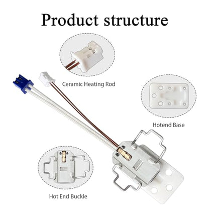 Hotend Heating Assembly Kit Base Clip for Anycubic Kobra S1 Max 3D Printer