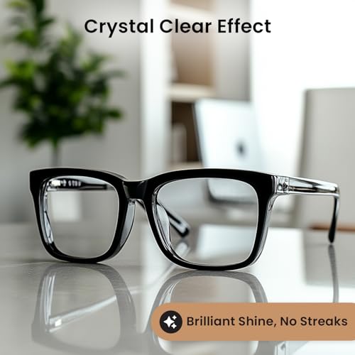 EVEO Eyeglass Cleaner Spray - No Streaks Technology with Microfiber Cleaning Cloth- Glasses Cleaning Kit - Glasses Cleaner Spray with Lens Cleaner Cloth - Screen & Eye Glasses Kit - 3 Pack - size: 6 Piece Set