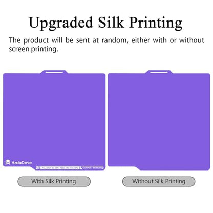 Cool Plate for Lab X2D/P2S/P1S/P1P/A1/X1C Low Temperature Cold Build Plate - color: Purple, size: P2S/P1S/P1P/X2D/X1C/A1