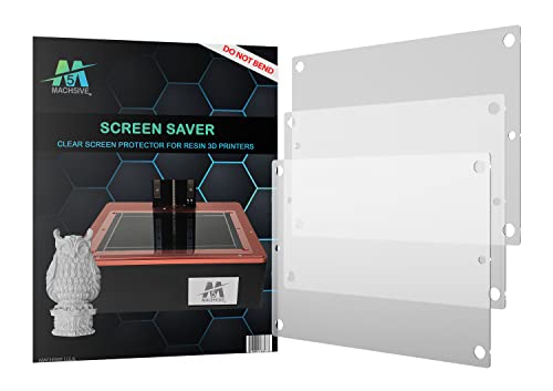ZeroBubble Screen Saver for Elegoo Saturn & Saturn S Resin 3D Printer (3-Pack) - size: Saturn & Saturn S - 3 Pack
