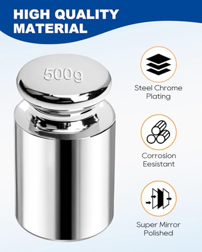 UCEC Calibration Weights for Digital Scale, 500g Gram Weights - size: 500g