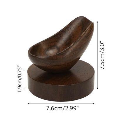 Marsrut Wooden Smoking Pipe Stand, Handmade Solid Wood Tobacco Pipe Holder Rack, Fit Most Smoke Pipes, Cupola Spoon Rest, Wooden Kits Accessory for Men