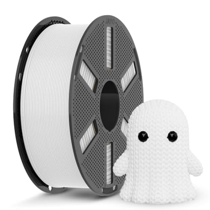JAYO PLA 3D Printer Filament 1.75mm, 1.1kg Reusable Spool, White - color: 1.1kg White