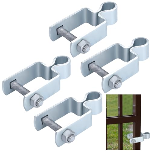 Dansydaisy 4 Pcs Gate Hinge Female 2" X 2", 5/8" Pintle Square - size: 2" X 2"