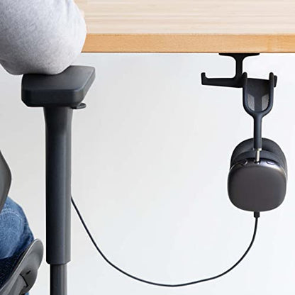 Elevation Lab The Anchor™ - Under Desk Headphone Adhesive Mount - size: Single - The Anchor