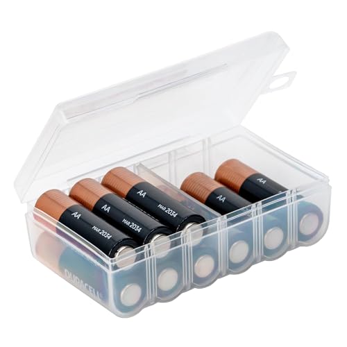 Dial Industries Battery Storage Organizer Case, Holds 12 AA - style: 12 AA