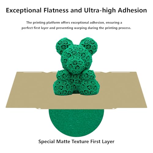 Upgraded U1 Double Sided PEI Build Plate, 3D Printer Textured PEI Platform for Snapmaker U1 276x293mm - style: PEI