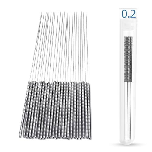 3D Printer Nozzle Cleaning Kit: 20Pcs 0.2mm Nozzle Cleaner, by 5APLUSREPRAP - size: 0.2mm