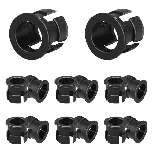 5mm LED Holder 100PCS Panel Mount LED Bezel Clips Black Plastic - color: Black, size: 5MM