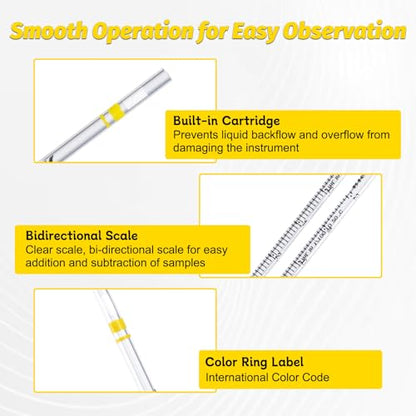 800Pcs 1mL Serological Pipette, Sterile Plastic Serological Pipet - size: 1ml-800Pcs